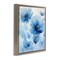 Stupell Industries Mystical Blue Poppies Floater Framed Canvas Wall Art Design by Irena Orlov